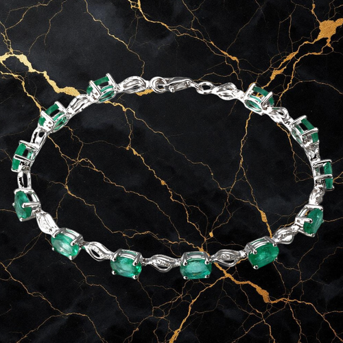 Verdant Stone Link Bracelet