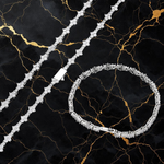 Star-Link Tennis Necklace