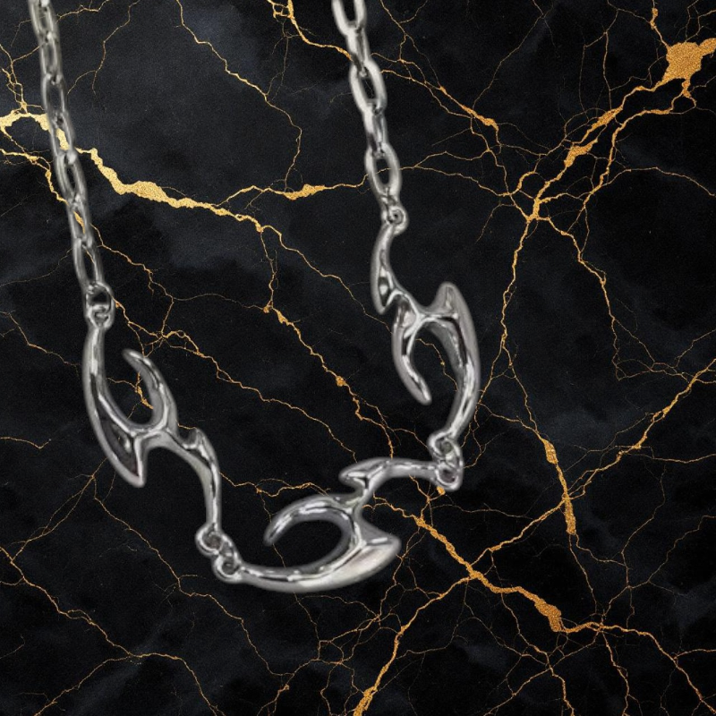 Abstract Link Necklace