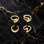 Minimalist Geometric Ring Set