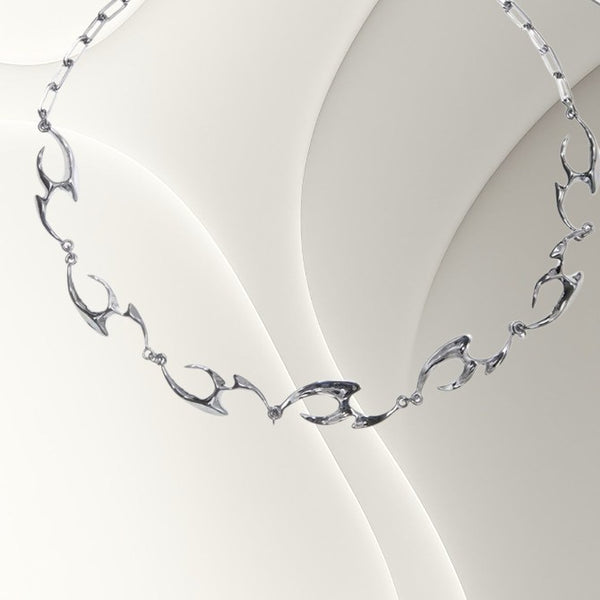 Abstract Link Necklace