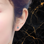 Celestial Star & Crescent Stud Earrings