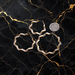 Twisted Pearl Hoop Earrings