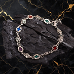 Flora Crystal Link Bracelet