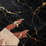 Celestial Grunge Open Ring