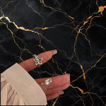 Celestial Grunge Open Ring