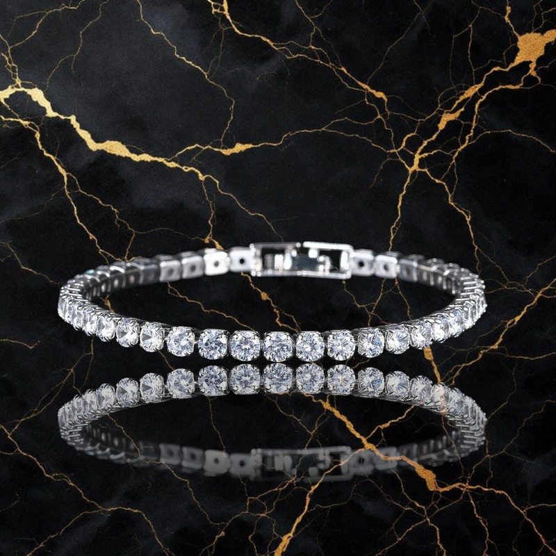 The Refined Tennis Bracelet